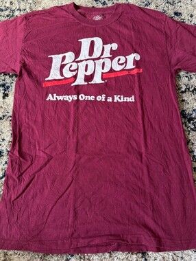 Dr Pepper One of a Kind Tee Burgundy M